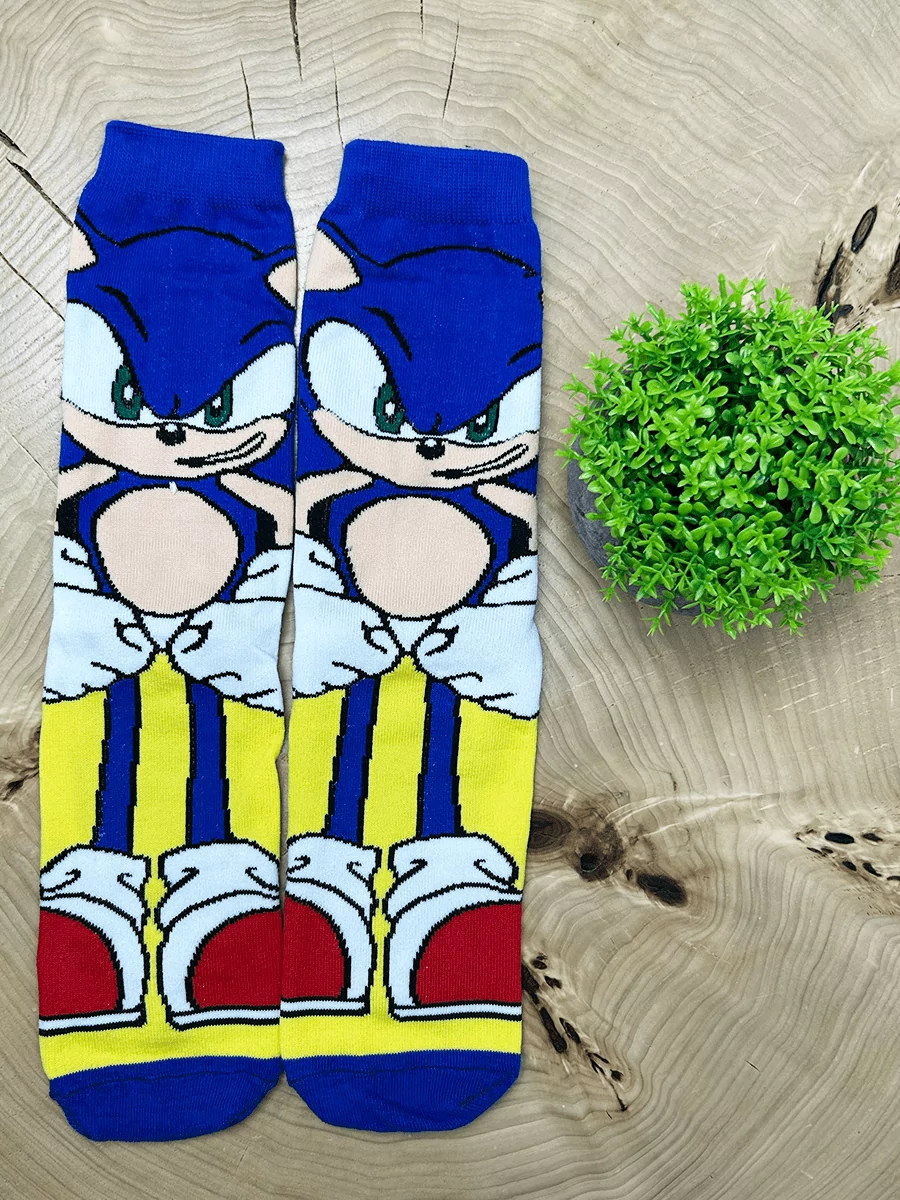 Носки длинные Еж Соник из игры Sonic Соник — изображение 9
