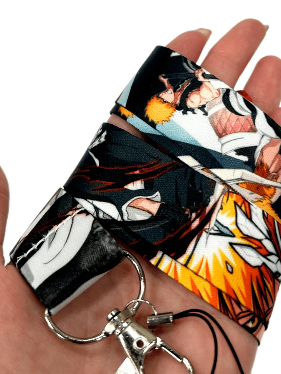 Бейдж для пропуска на шею Ичиго Куросаки из аниме Блич Bleach — изображение 11