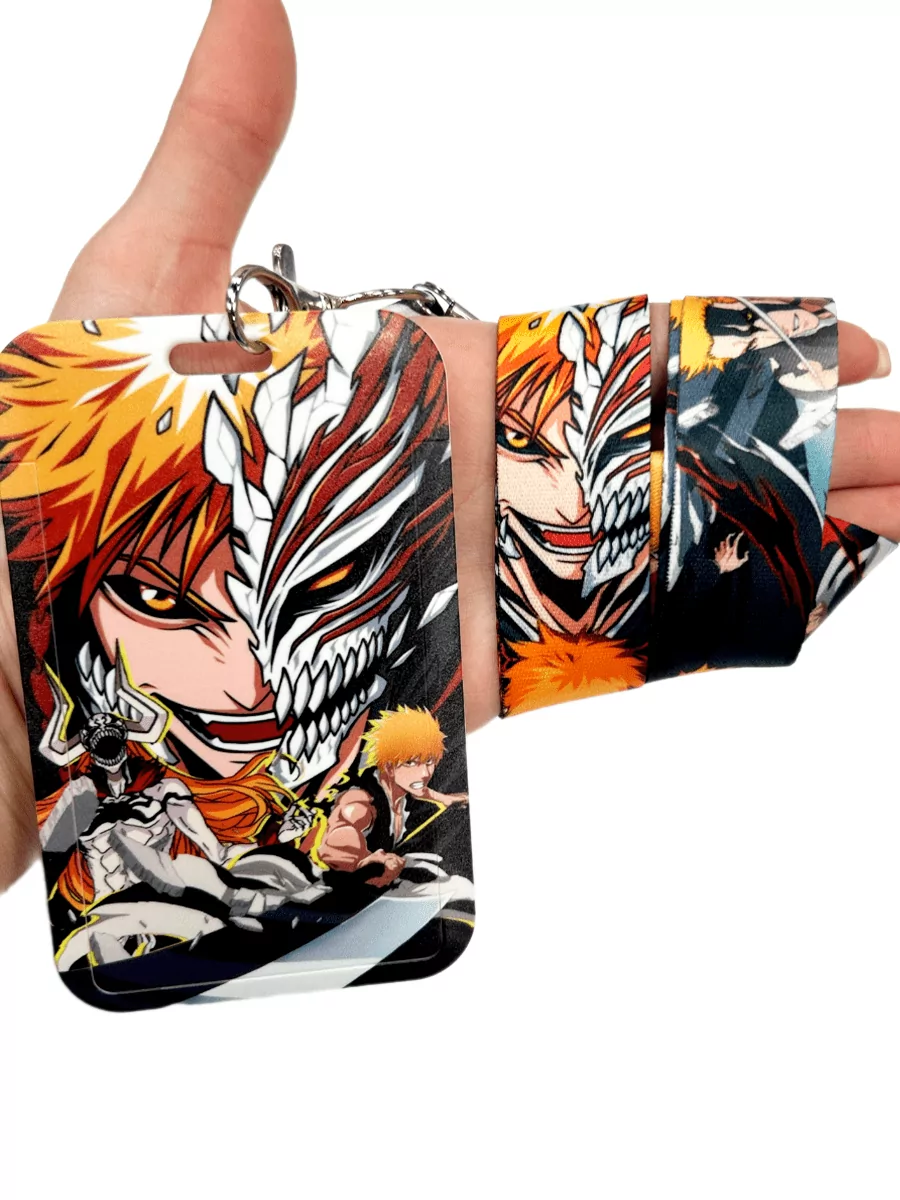 Бейдж для пропуска на шею Ичиго Куросаки из аниме Блич Bleach — изображение 6