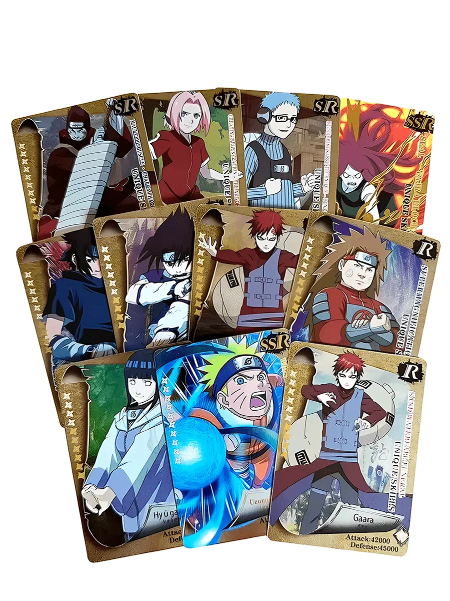 Бокс с коллекционными карточками из аниме Наруто Naruto 36 паков — изображение 6