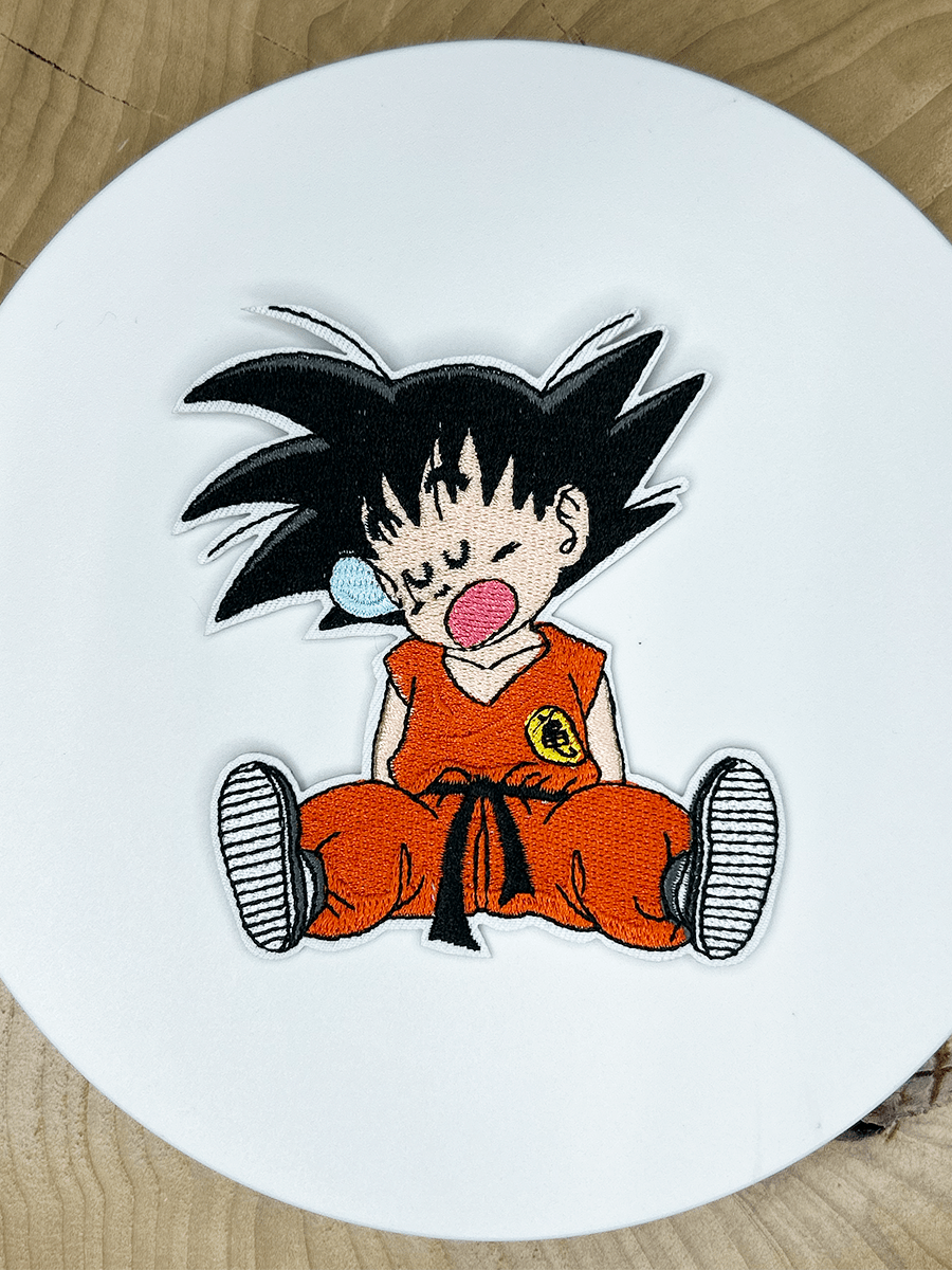 Нашивка термо с вышивкой Сон Гоку из аниме Драконий жемчуг Dragon Ball — изображение 3