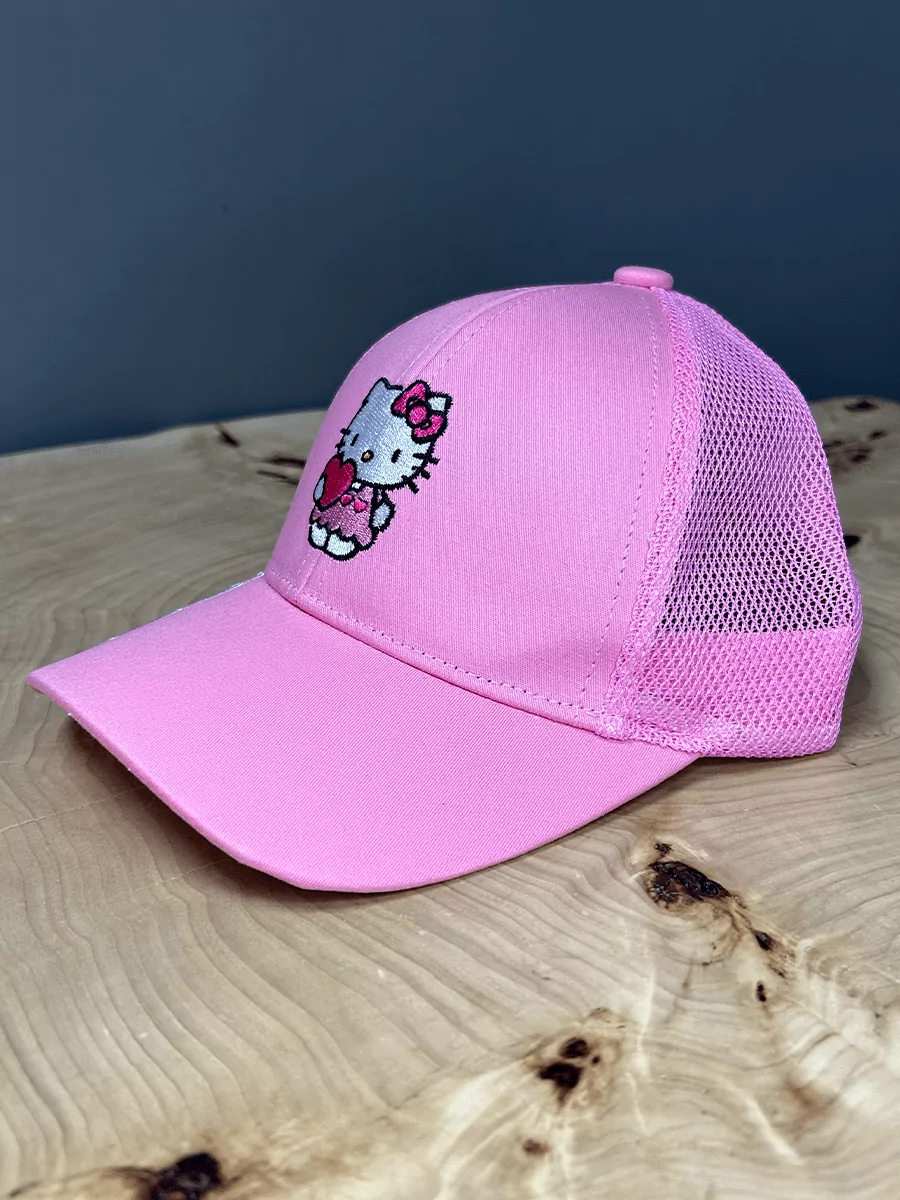 Кепка - бейсболка для девочки Хеллоу Китти из аниме Hello Kitty — изображение 3