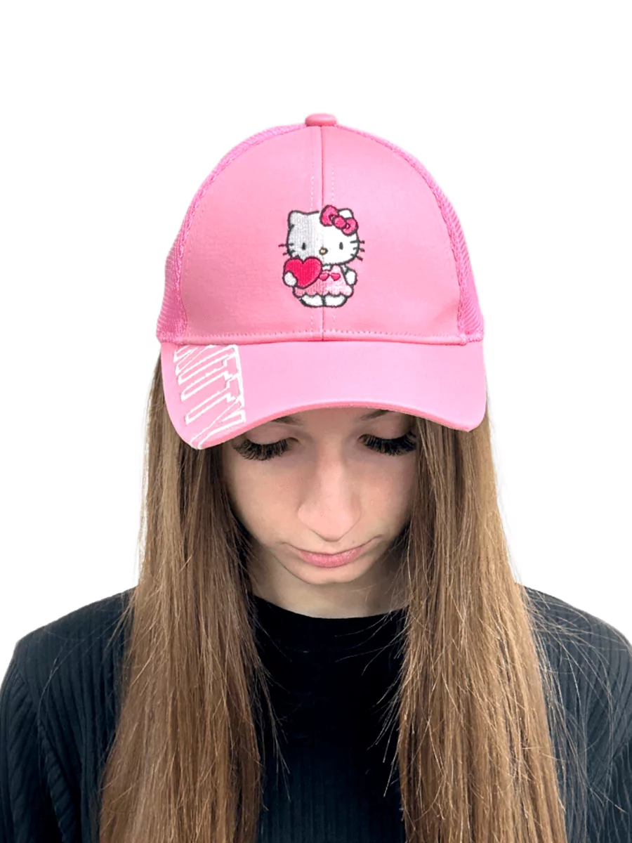 Кепка - бейсболка для девочки Хеллоу Китти из аниме Hello Kitty — изображение 10