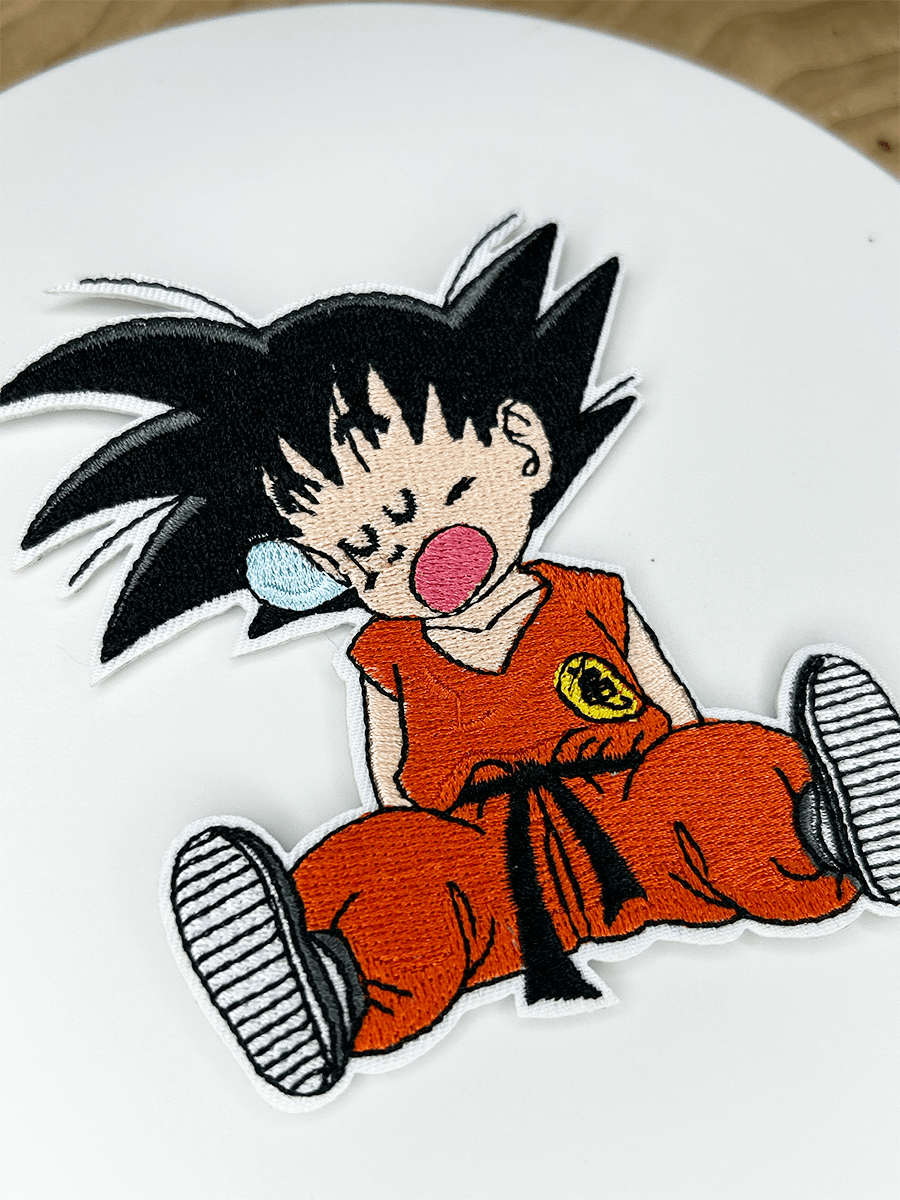 Нашивка термо с вышивкой Сон Гоку из аниме Драконий жемчуг Dragon Ball — изображение 4