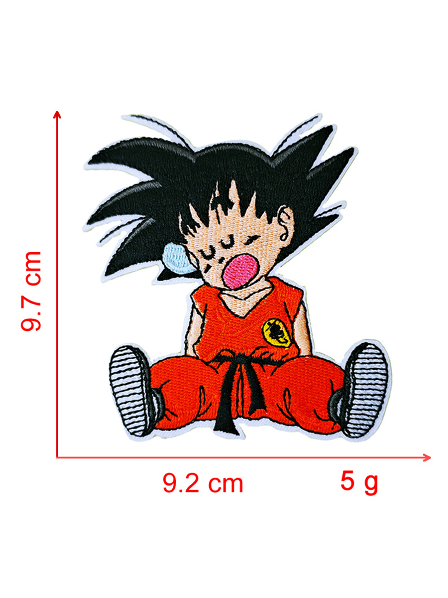 Нашивка термо с вышивкой Сон Гоку из аниме Драконий жемчуг Dragon Ball — изображение 7