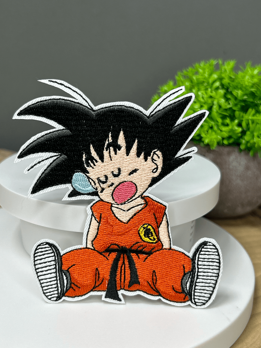 Нашивка термо с вышивкой Сон Гоку из аниме Драконий жемчуг Dragon Ball — изображение 5