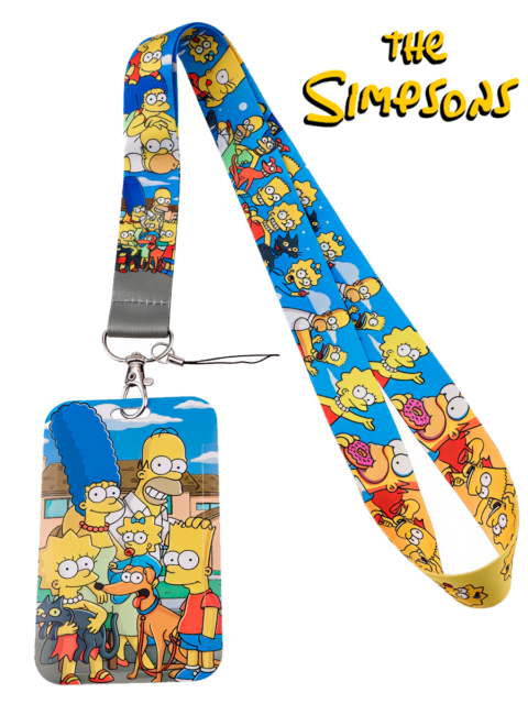 Бейдж для пропуска на шею из мультфильма Симпсоны The Simpsons