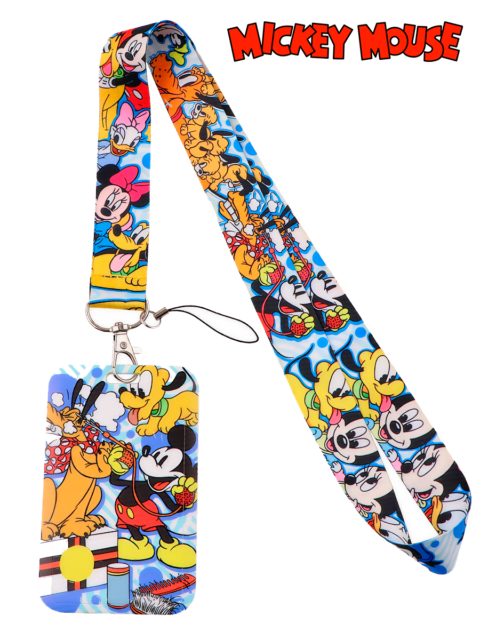 Бейдж для пропуска на шею из мультфильма Микки Маус Mickey Mouse