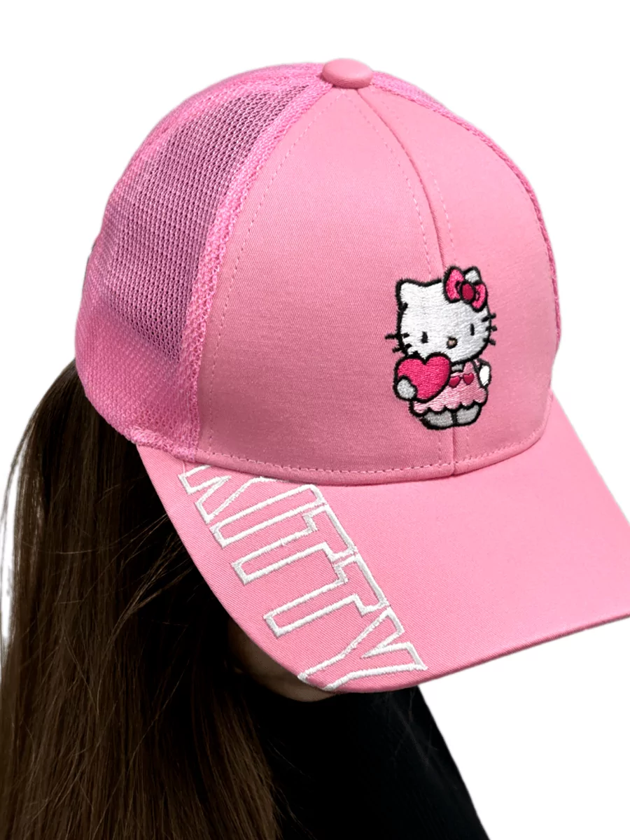 Кепка - бейсболка для девочки Хеллоу Китти из аниме Hello Kitty — изображение 13