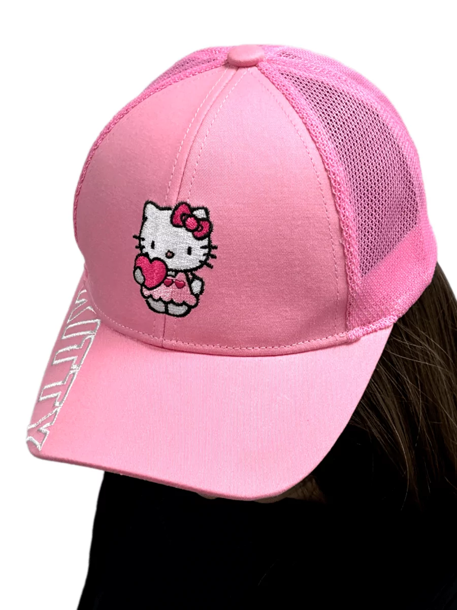 Кепка - бейсболка для девочки Хеллоу Китти из аниме Hello Kitty — изображение 12
