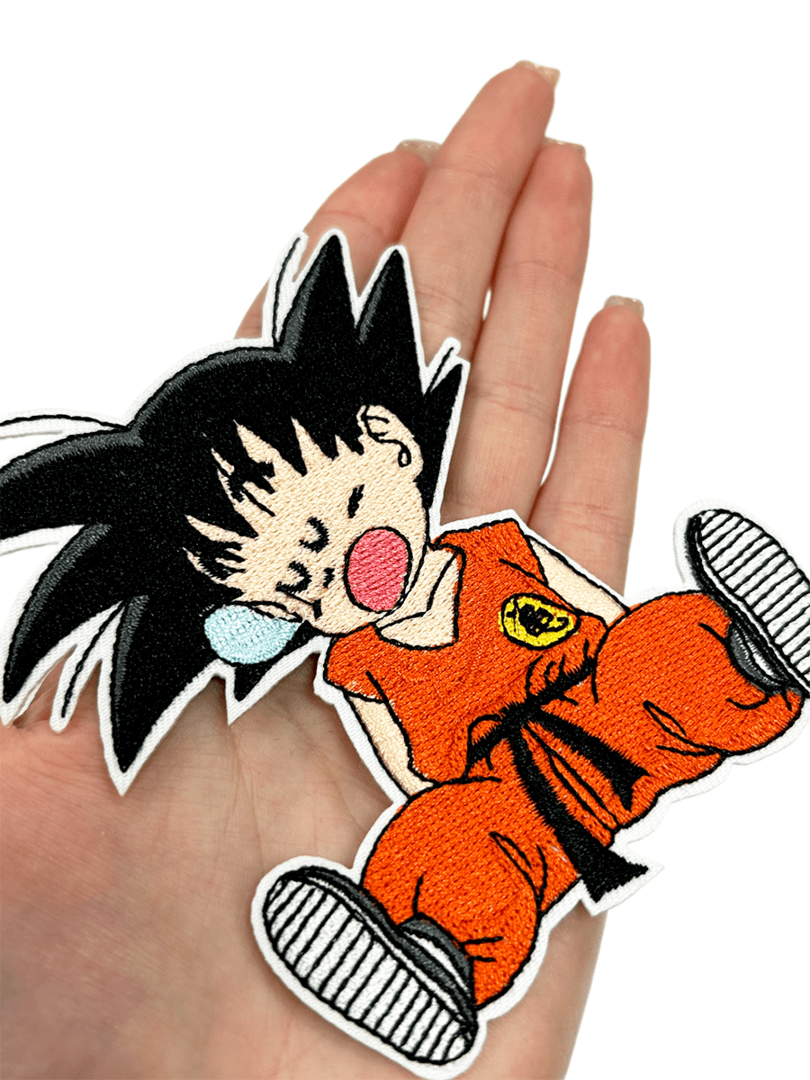 Нашивка термо с вышивкой Сон Гоку из аниме Драконий жемчуг Dragon Ball — изображение 9