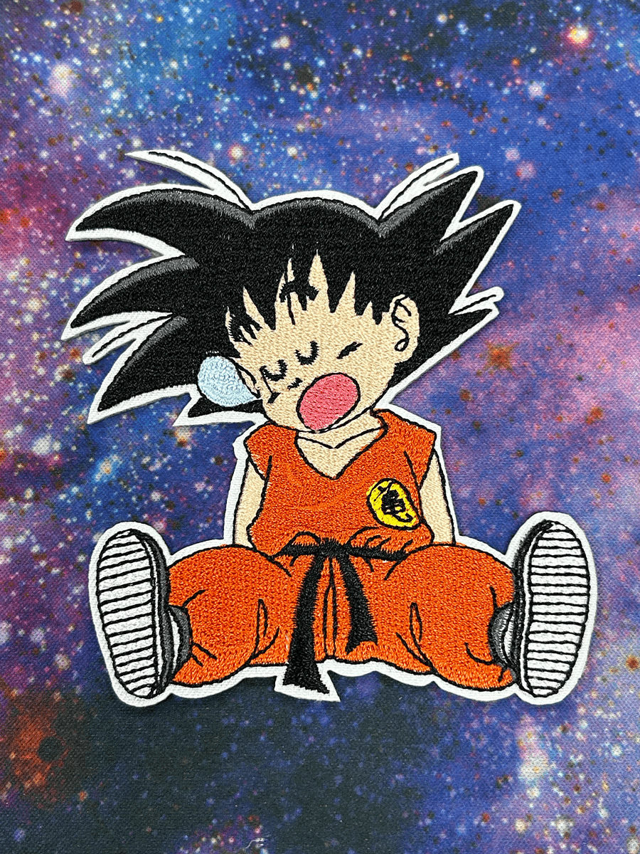Нашивка термо с вышивкой Сон Гоку из аниме Драконий жемчуг Dragon Ball — изображение 6