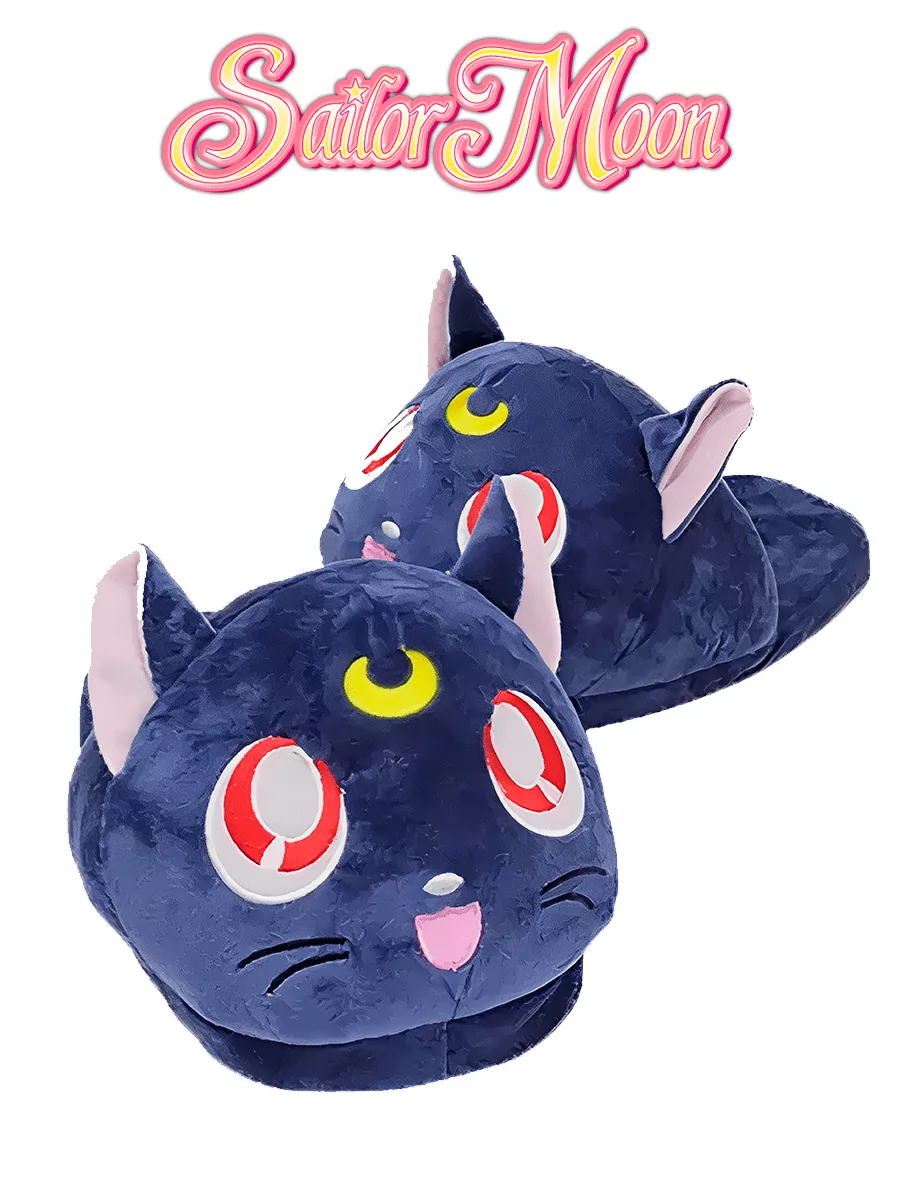 Тапочки домашние Кошка Луна из аниме Сейлор Мун Sailor Moon