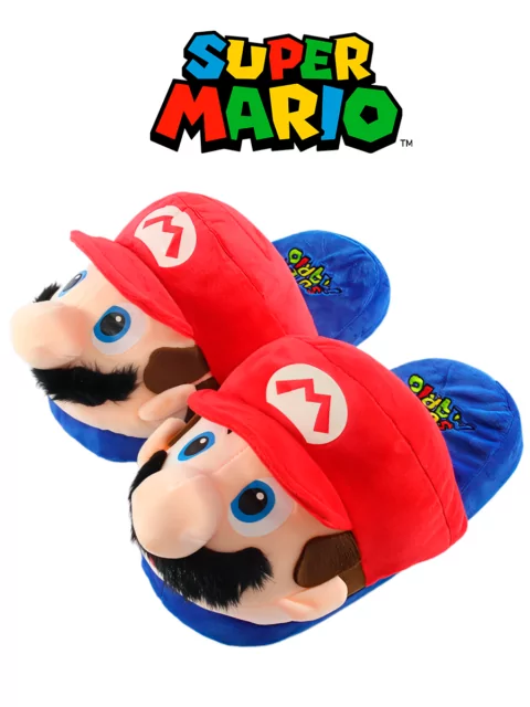 Тапочки домашние большие Марио из игры Super Mario