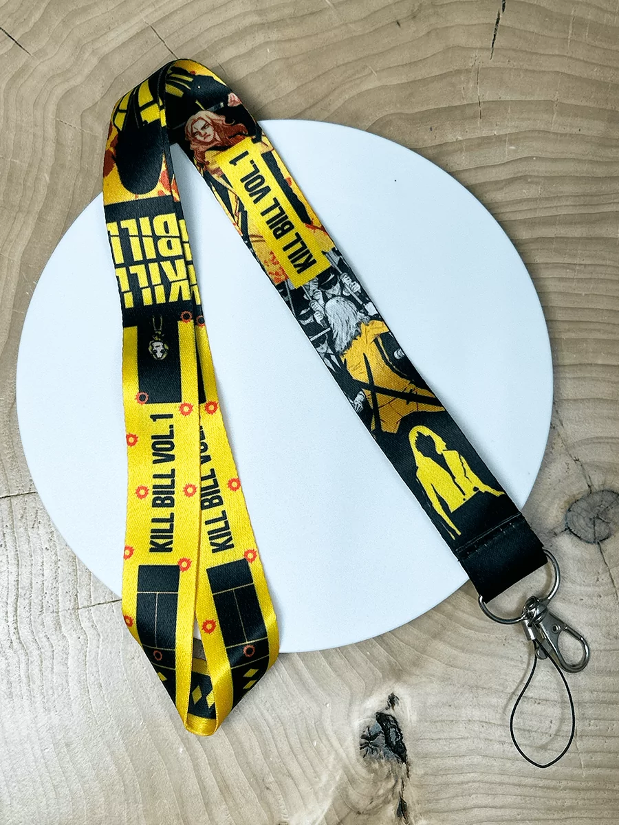 Шнурок - лента на шею для телефона и ключей из фильма Убить Билла Kill Bill — изображение 8