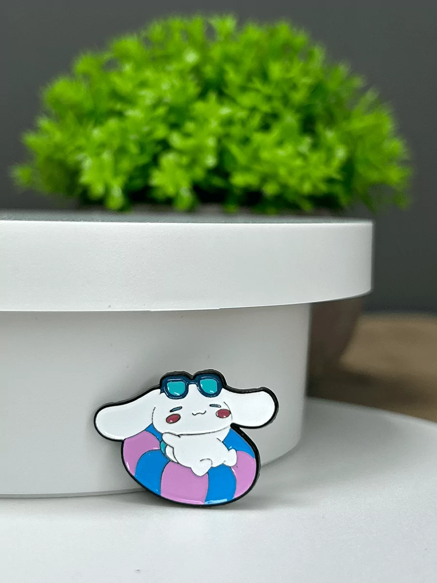 Значок Корица Синнаморолл из аниме Onegai My Melody Май Мелоди — изображение 2