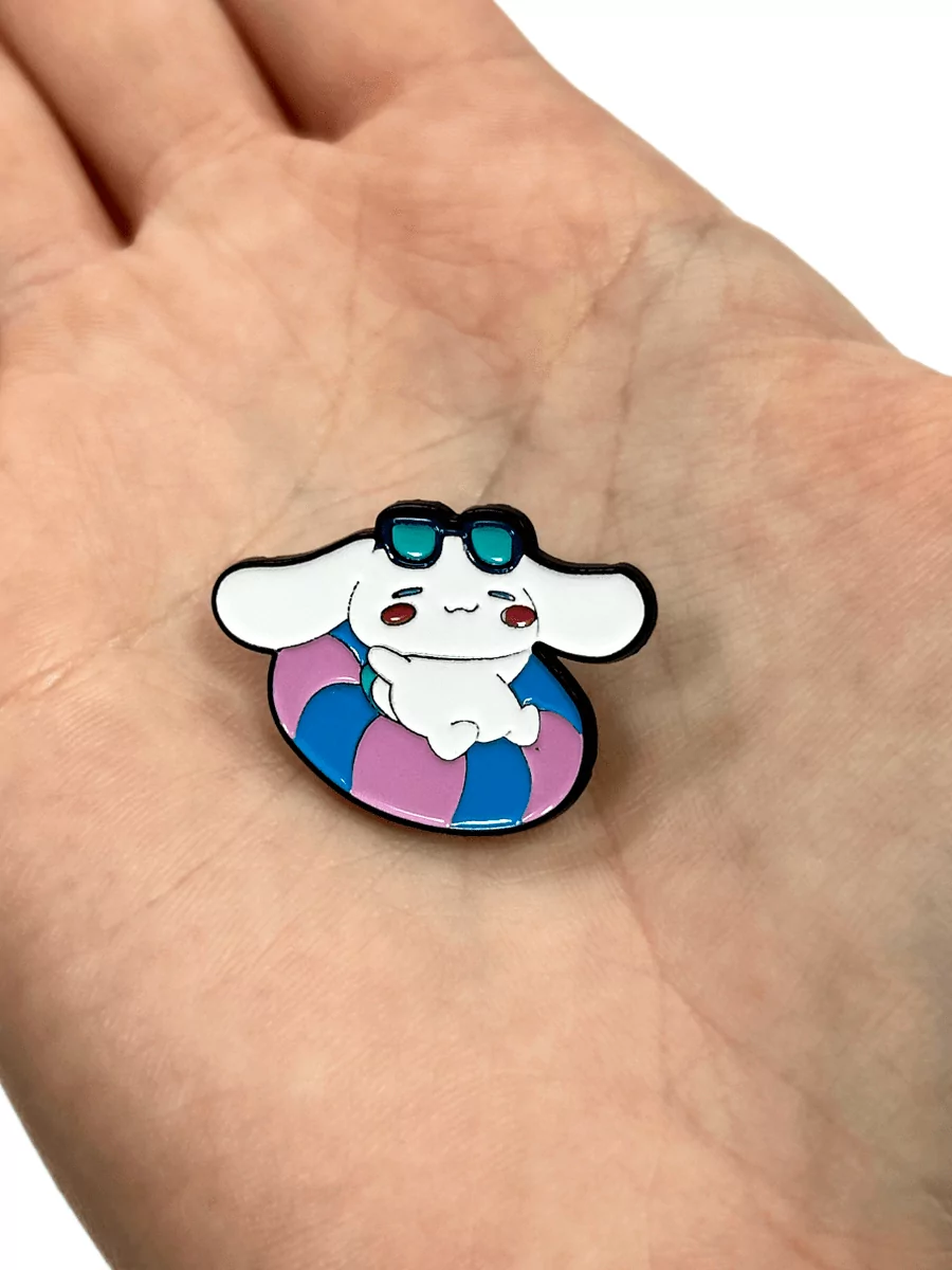 Значок Корица Синнаморолл из аниме Onegai My Melody Май Мелоди — изображение 5