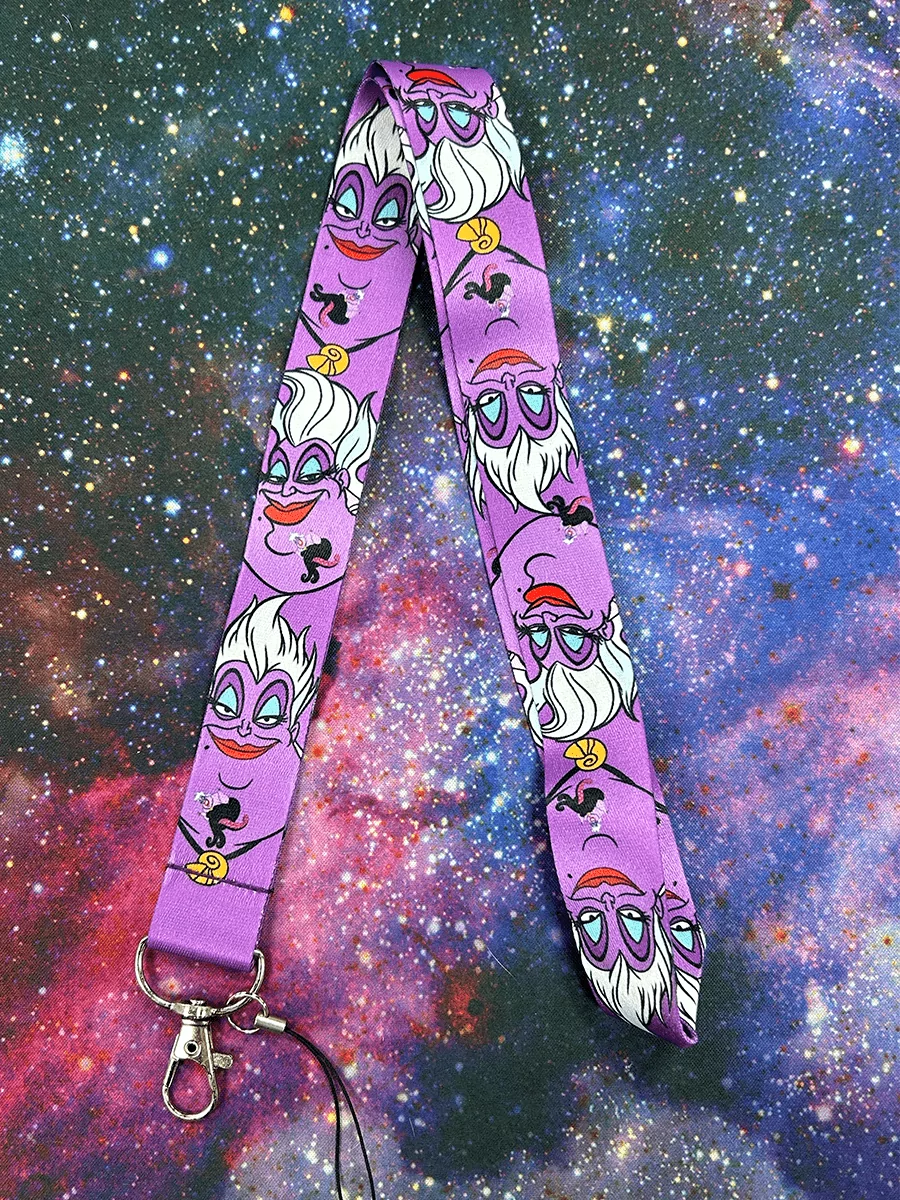 Шнурок - лента на шею для телефона и ключей из мультфильма Русалочка — изображение 4