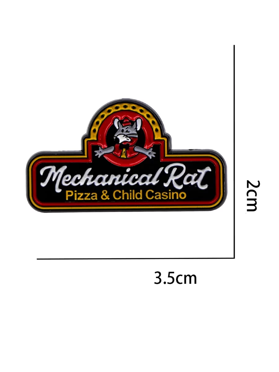 Значок Механическая крыса Mechanical Rat Pizza — изображение 8