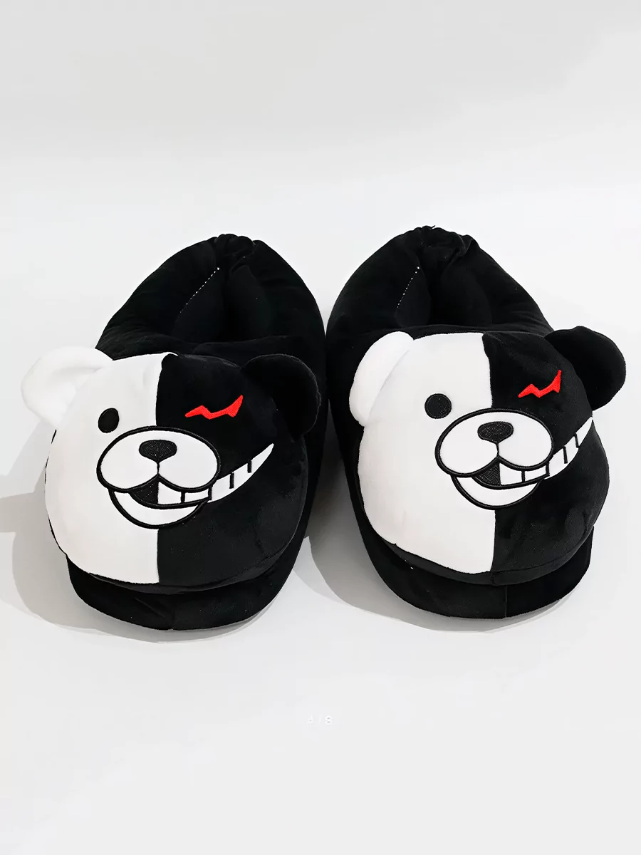 Тапочки домашние большие Монокума из аниме Данганронпа Danganronpa — изображение 13