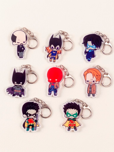 Брелок акриловый из мультфильма Бэтмен Batman DC Comics