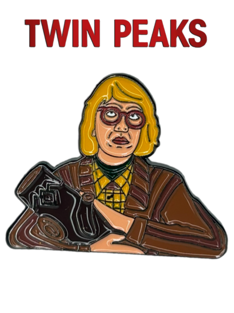Значок Дама с поленом из сериала Твин Пикс Twin Peaks