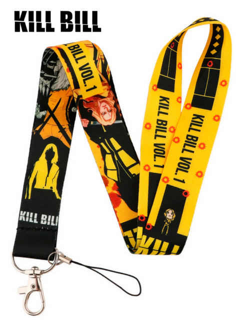 Шнурок - лента на шею для телефона и ключей из фильма Убить Билла Kill Bill