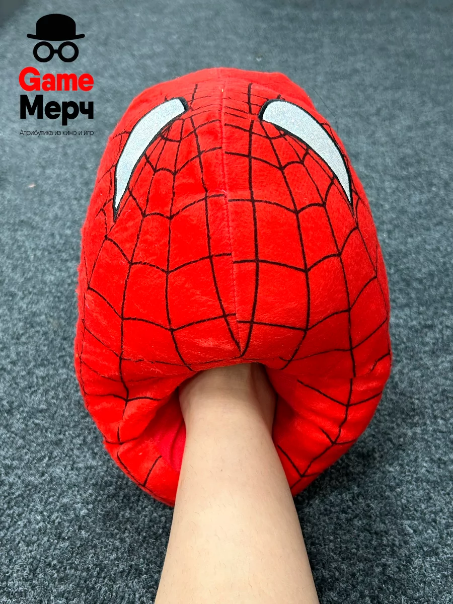 Тапочки домашние большие Spider-Man Человек - паук Марвел Marvel — изображение 24