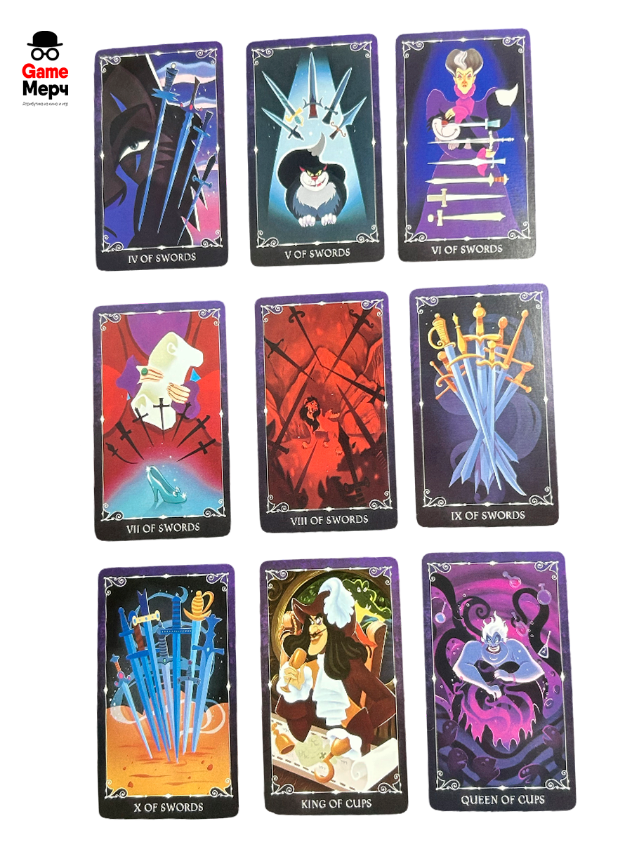Карты Таро ЗЛОДЕИ мультфильмов DISNEY (villains tarot deck) — изображение 7