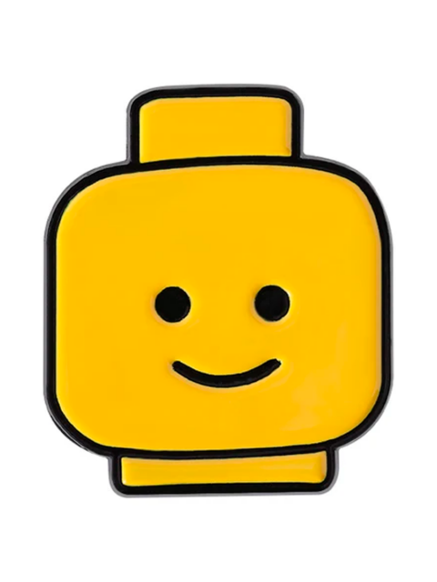 Значок ЛЕГО Голова человечка из мультфильма Lego Фильм