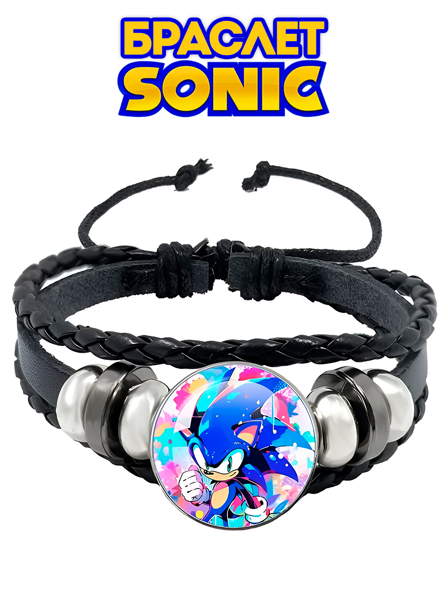 Браслет из экокожи Еж Соник из игры Sonic — изображение 10