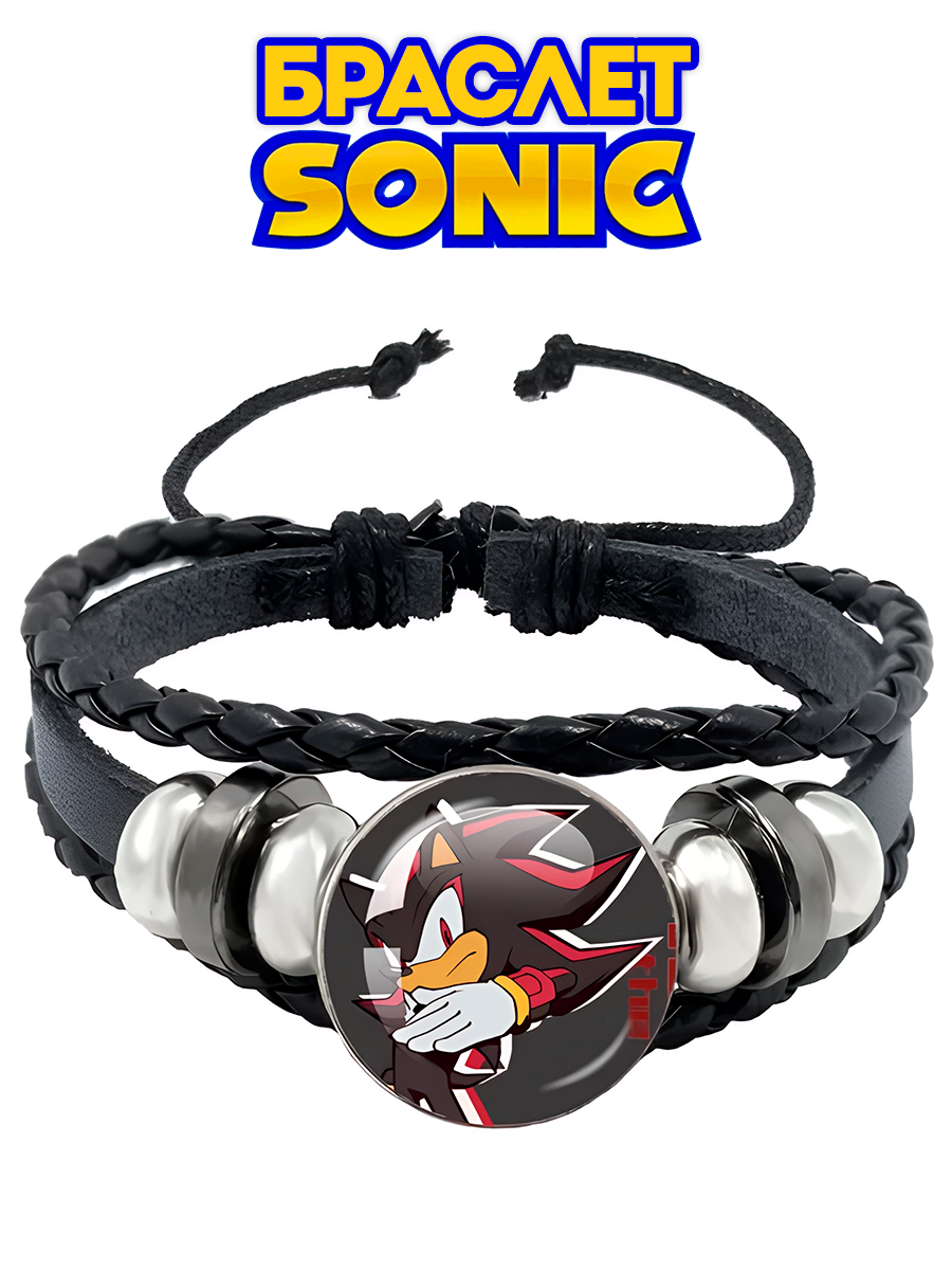 Браслет из экокожи Еж Соник из игры Sonic — изображение 5