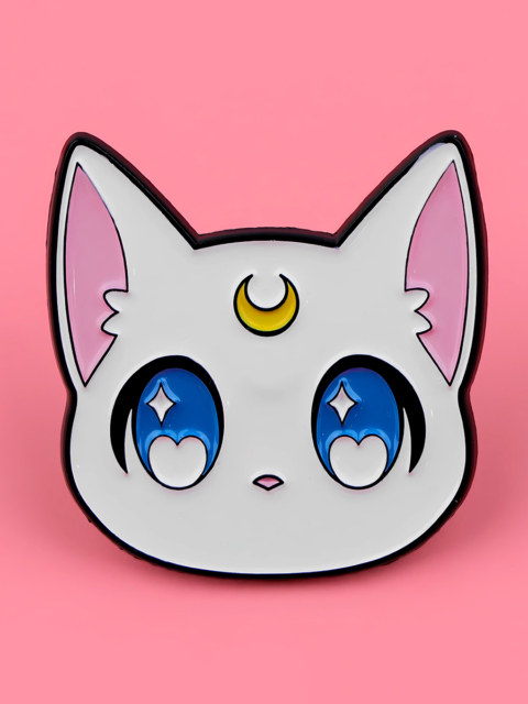 Брошь - значок Кот Артемис из аниме Сейлор Мун Sailor Moon