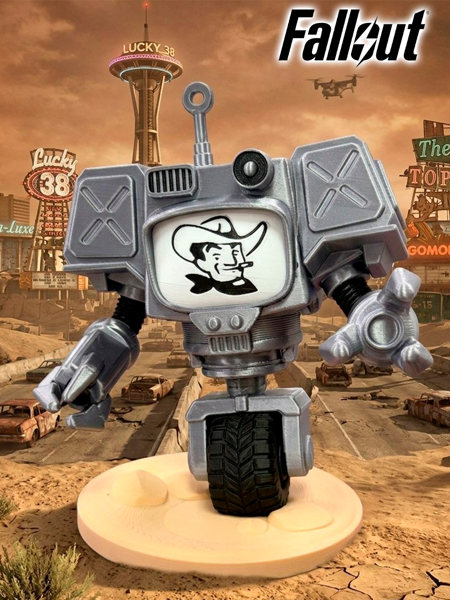 Фигурка - игрушка робот-секьюритрон Виктор из игры Фоллаут Fallout — изображение 6