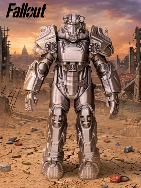 Фигурка - игрушка Силовая Атомная Броня T-60 из игры Фоллаут Fallout