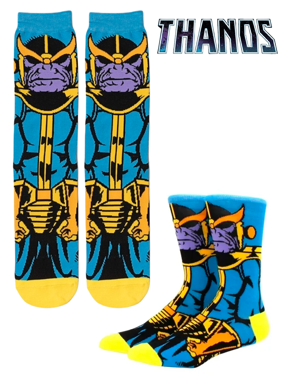 Носки длинные Танос из фильма Мстители Marvel Comics Марвел