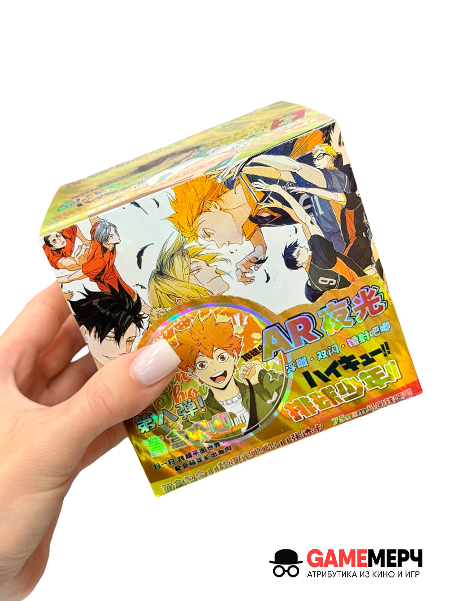 Бокс с коллекционными значками из аниме Волейбол!! Haikyu!! — изображение 3