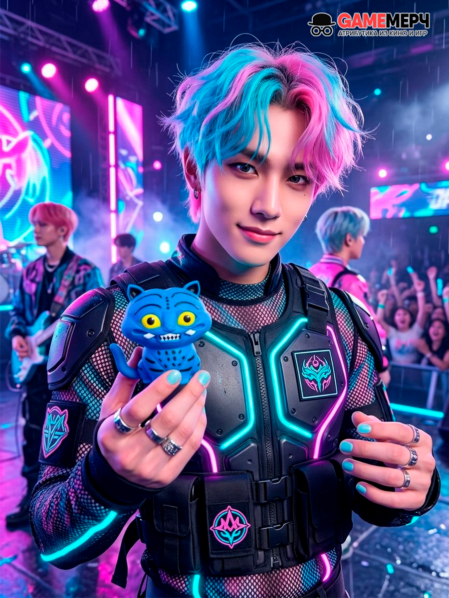 Фигурка - игрушка Кот Дерпи из аниме K-pop-Охотницы на демонов — изображение 2