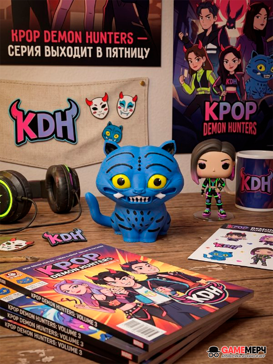 Фигурка - игрушка Кот Дерпи из аниме K-pop-Охотницы на демонов — изображение 4