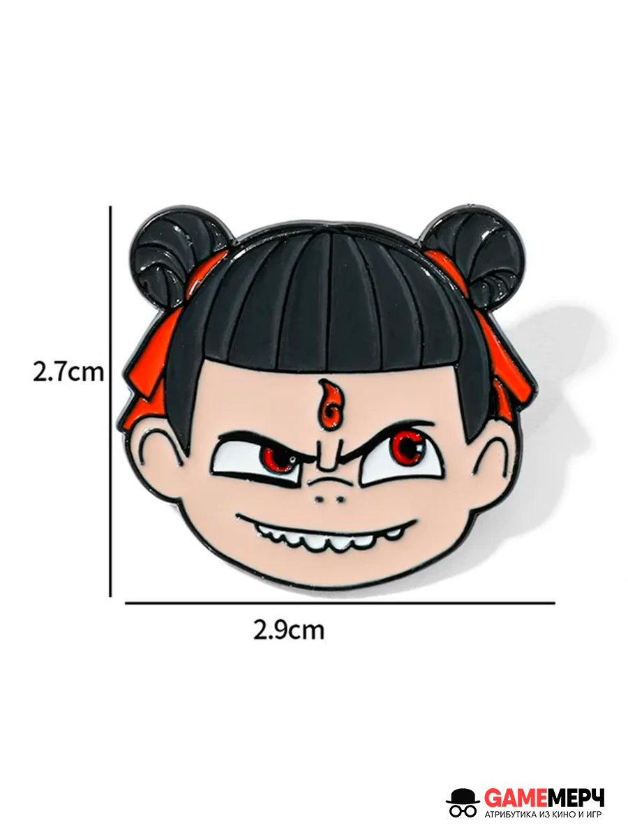 Значок - пин из аниме - мультфильма Нэчжа (Ne Zha) — изображение 2