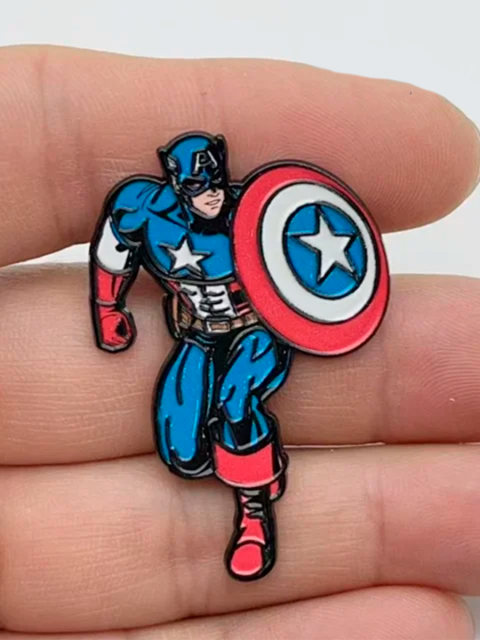 Значок - пин Капитан Америка Marvel Марвел