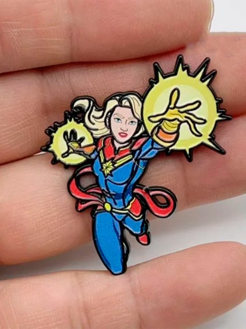 Значок -пин Капитан Марвел Кэрол Дэнверс Marvel Comics