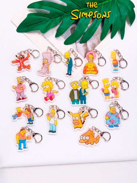 Брелок акриловый из мультфильма Симпсоны The Simpsons