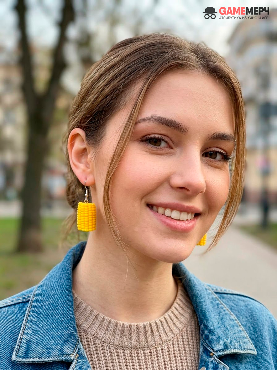 Серьги Кукуруза — изображение 2