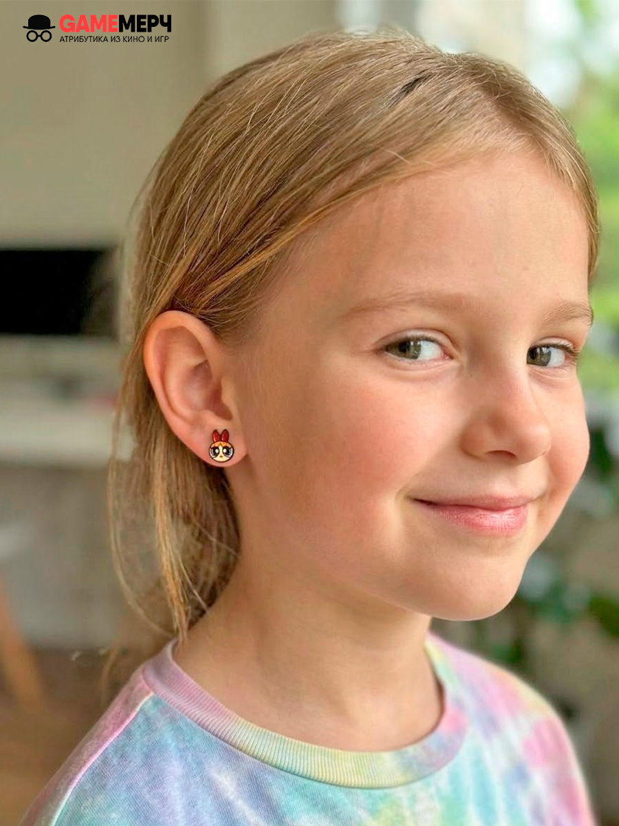 Серьги - гвоздики маленькие из мультфильма Суперкрошки — изображение 10