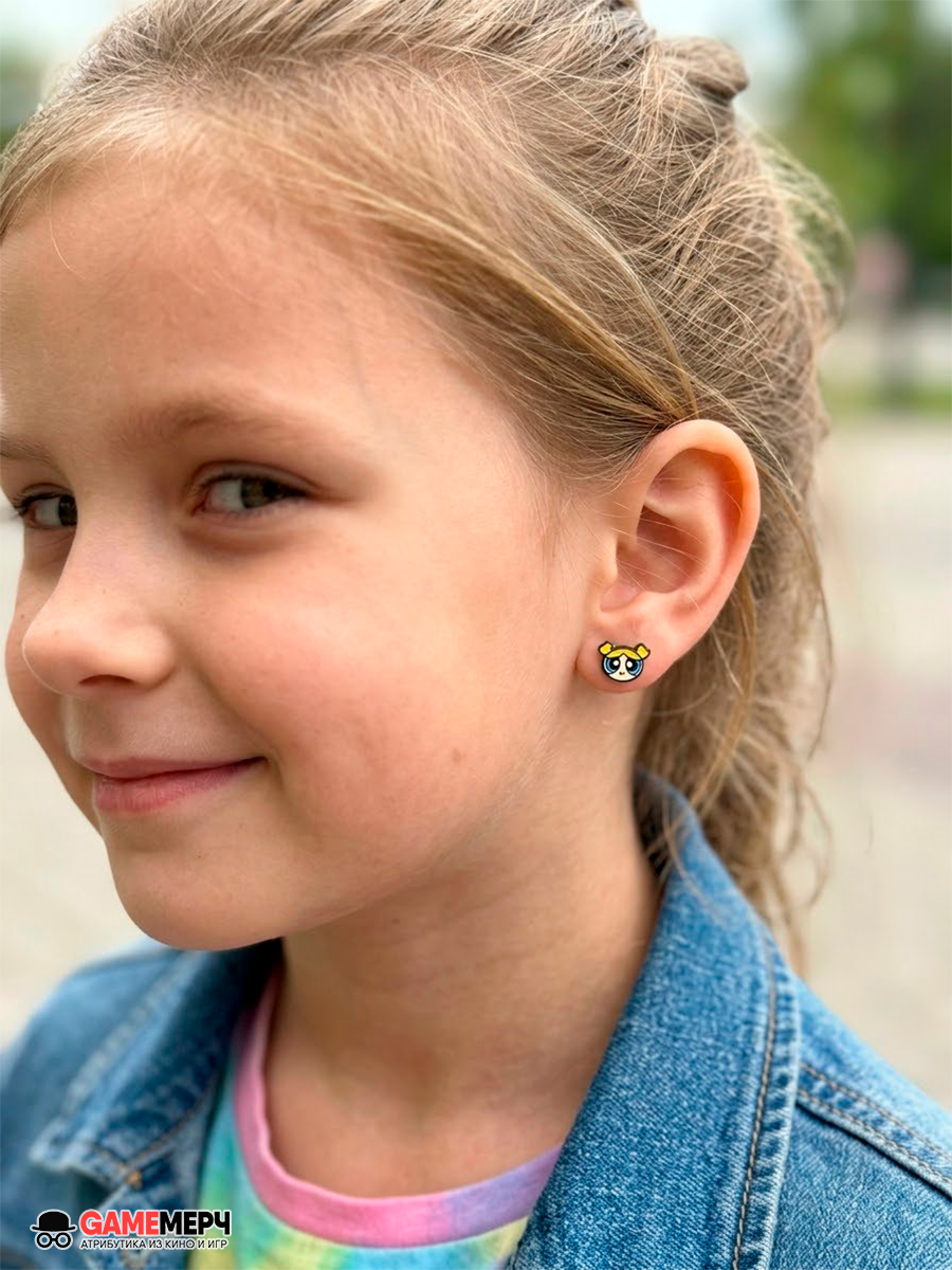 Серьги - гвоздики маленькие из мультфильма Суперкрошки — изображение 14